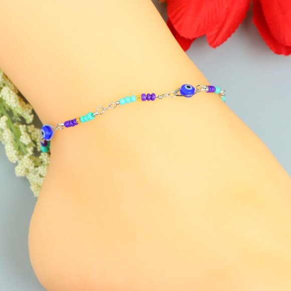 "Handmade Anklet – A Stylish Choice for Women, Thoughtful Gift Idea, EVCH1874 - Picture 1 of 10